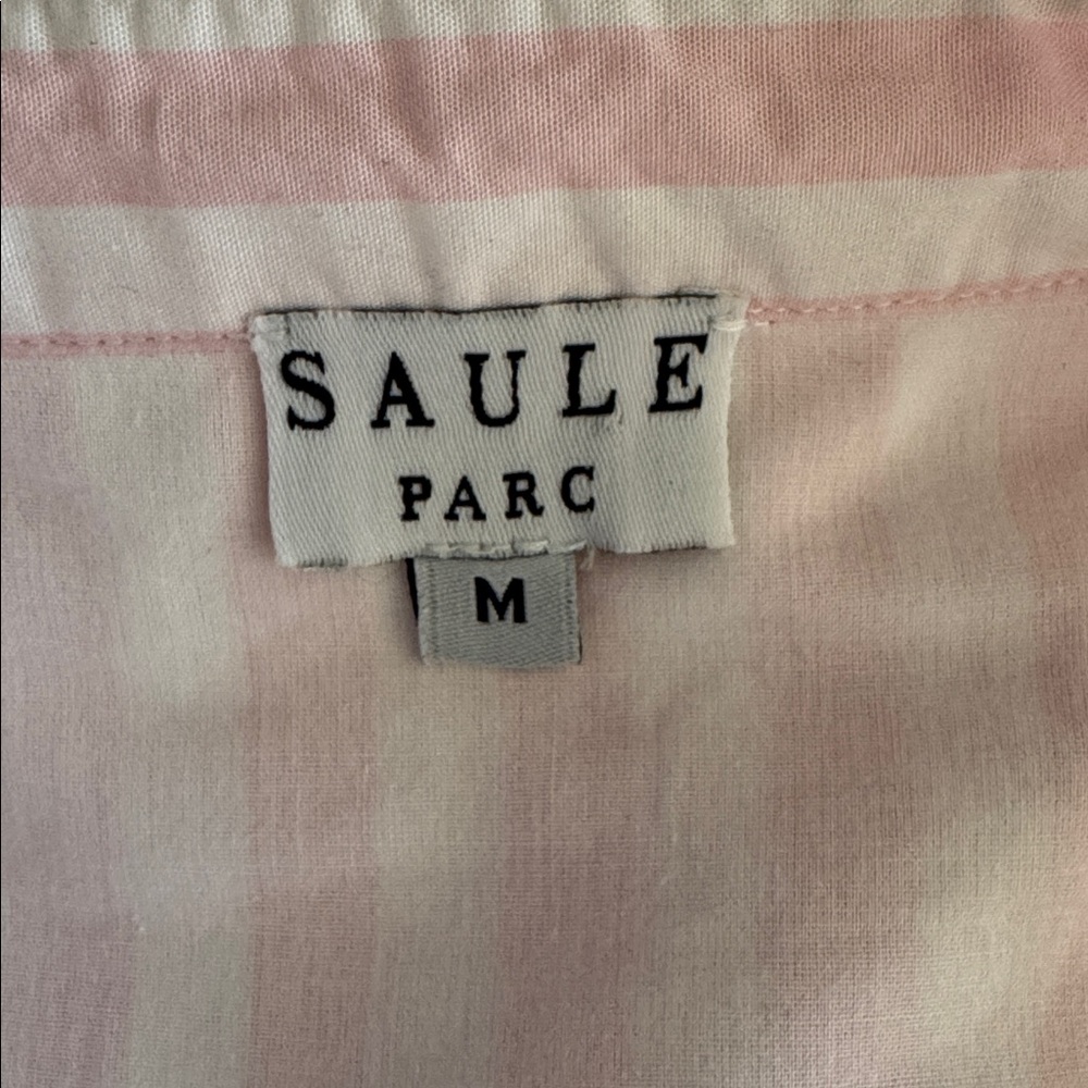 Women’s Pink Striped Maxi Dress - Relaxed Tiered Silhouette - Picture 3 of 7